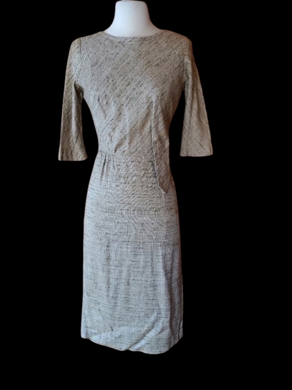1950s/60s R&K Originals Speckled Tweed‎ Wiggle Dress